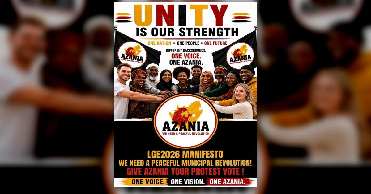 Azania Manifesto 2026 — LGE2026 Manifesto, Unity Is Our Strength